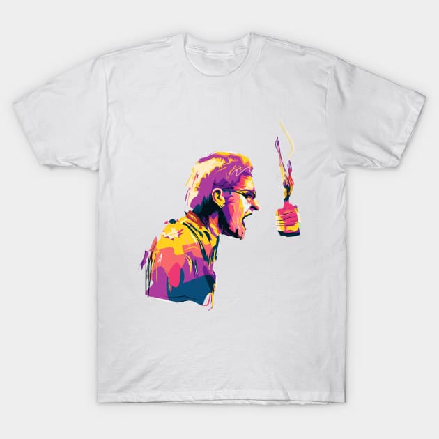 Chester colorful art T-Shirt by Shuriken